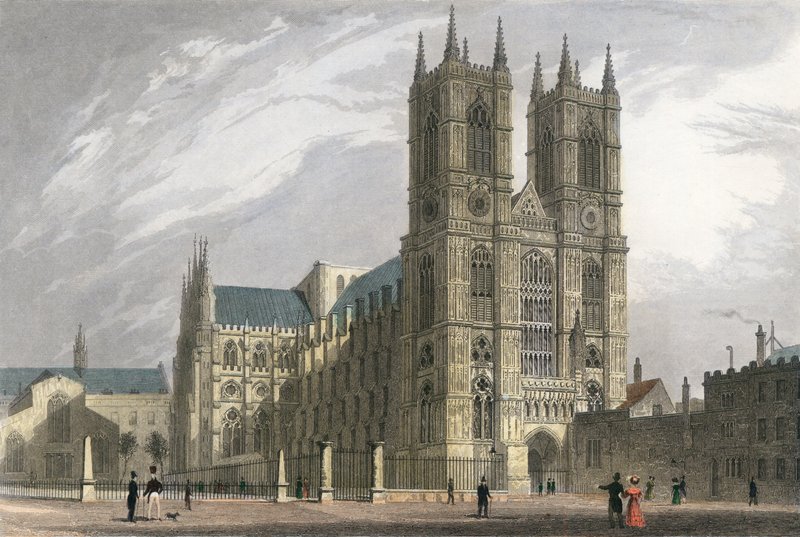 Westminster Abbey, vestfronten af Thomas Hosmer Shepherd