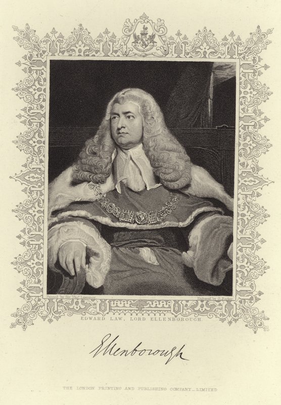 Portræt af Edward Law af Thomas Lawrence