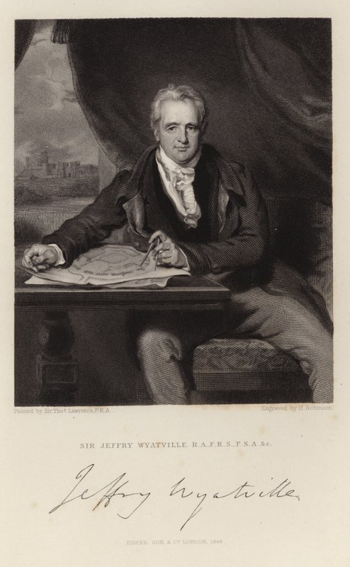 Portræt af Sir Jeffry Wyattville af Thomas Lawrence