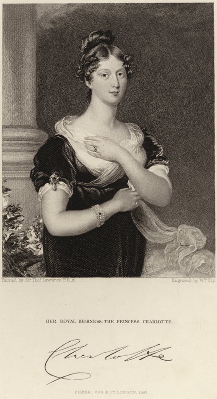 Prinsesse Charlotte af Wales af Thomas Lawrence