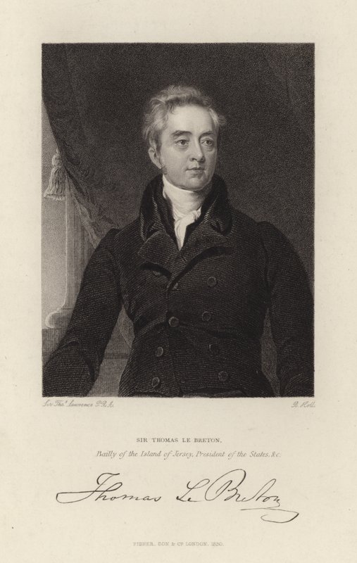 Sir Thomas Le Breton af Thomas Lawrence