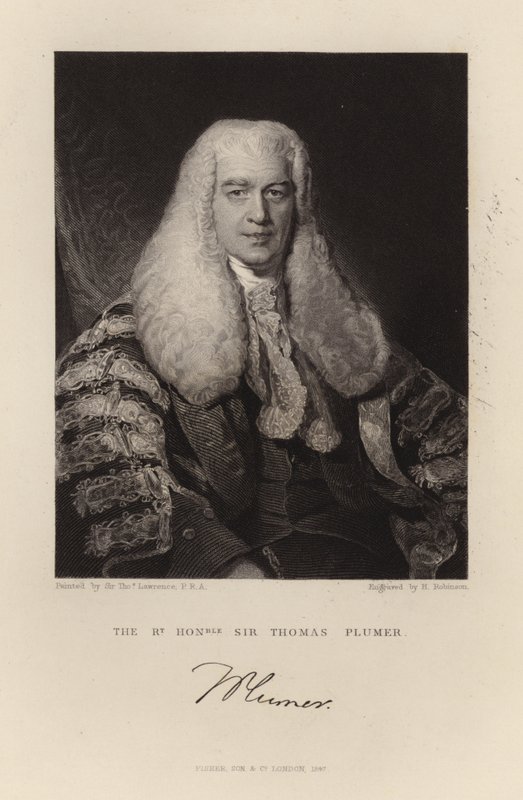 Sir Thomas Plumer af Thomas Lawrence