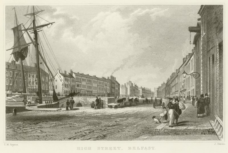 High Street i Belfast af Thomas Mann Baynes