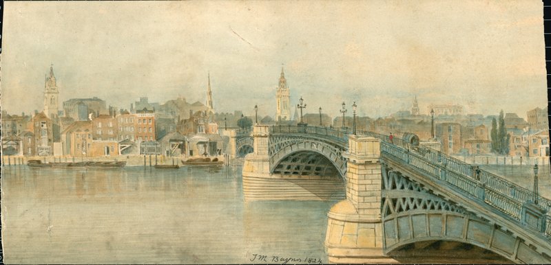 Panorama over Themsen, North Side, i 13 dele af Thomas Mann Baynes