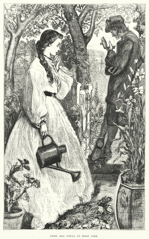 Illustration for livet af Jonathan Swift (gravering) af Thomas Morten