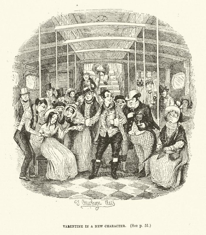 Illustration til Valentine Vox (gravering) af Thomas Onwhyn