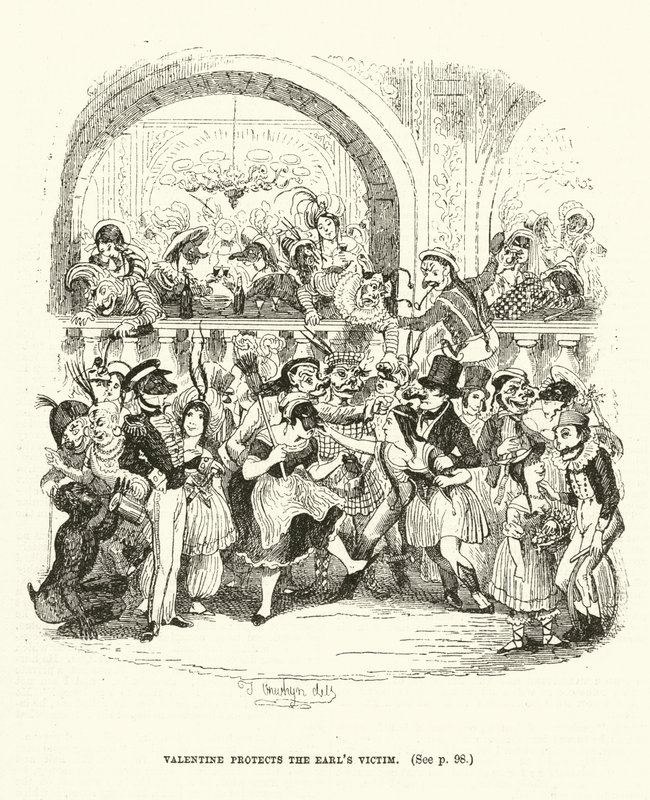Illustration til Valentine Vox (gravering) af Thomas Onwhyn