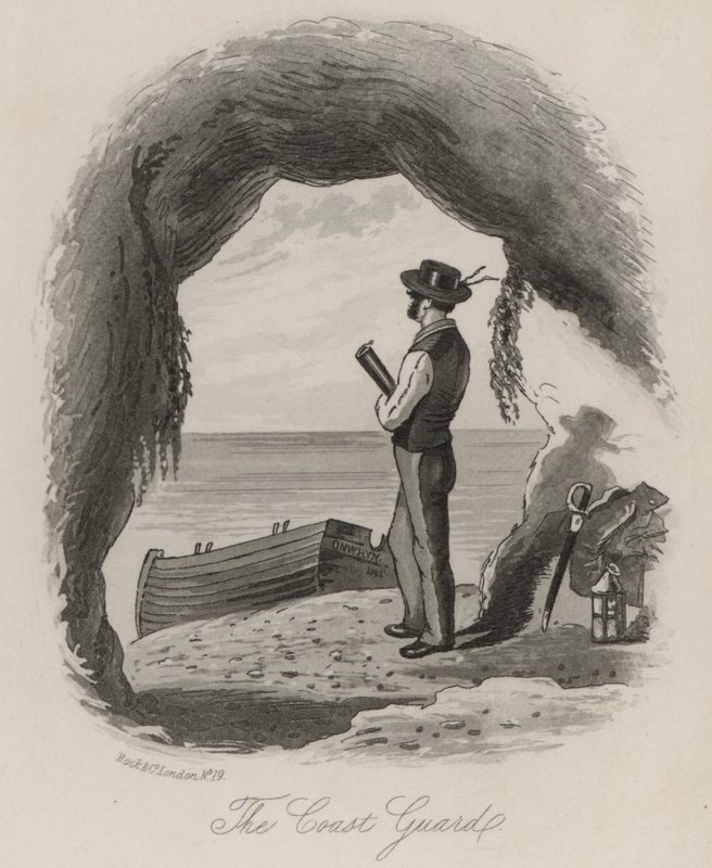 Kystvagten (litho) af Thomas Onwhyn