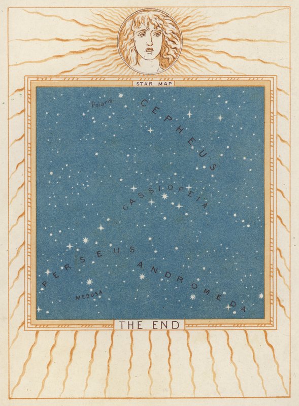 Perseus og Andromeda (farve litho) af Thomas Ralph Spence