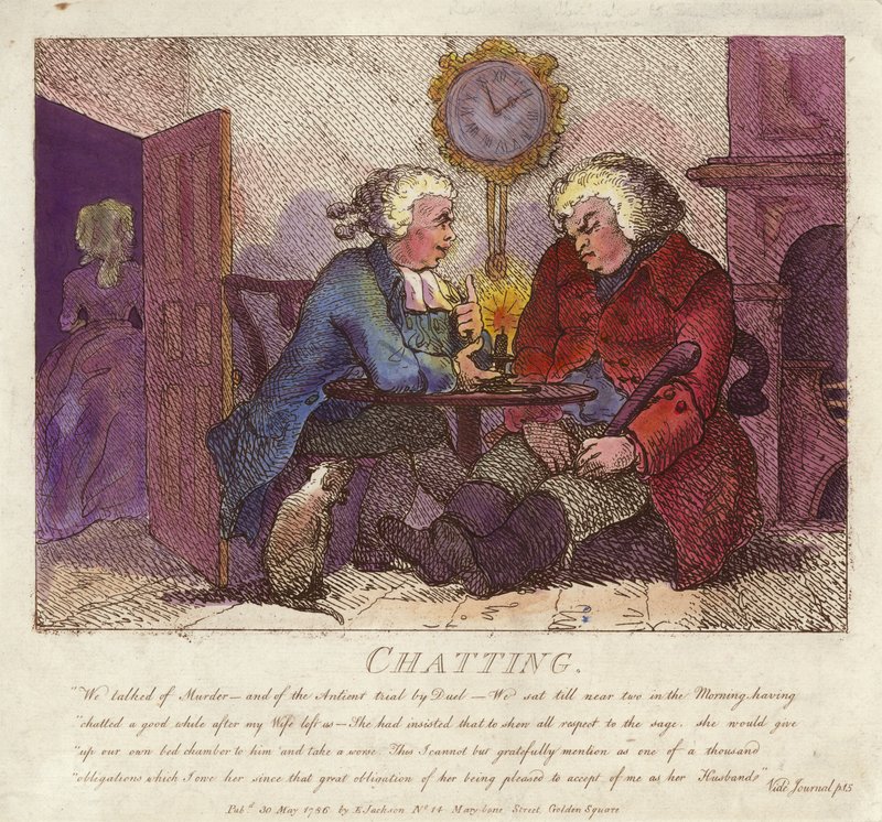 Chatter fra Boswells Hebridean Journey af Thomas Rowlandson