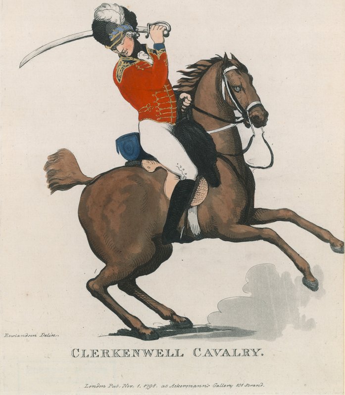 Clerkenwell-kavaleriet af Thomas Rowlandson