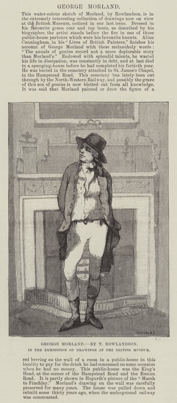 George Morland af Thomas Rowlandson