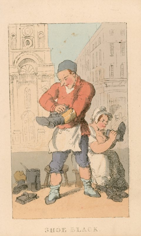 Sko sort af Thomas Rowlandson