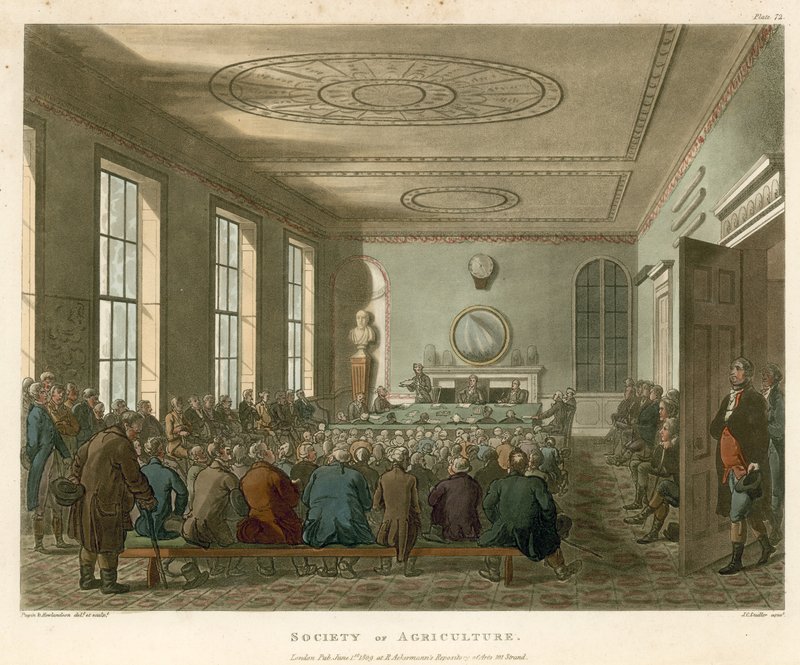 Landbrugsforeningen af Thomas Rowlandson