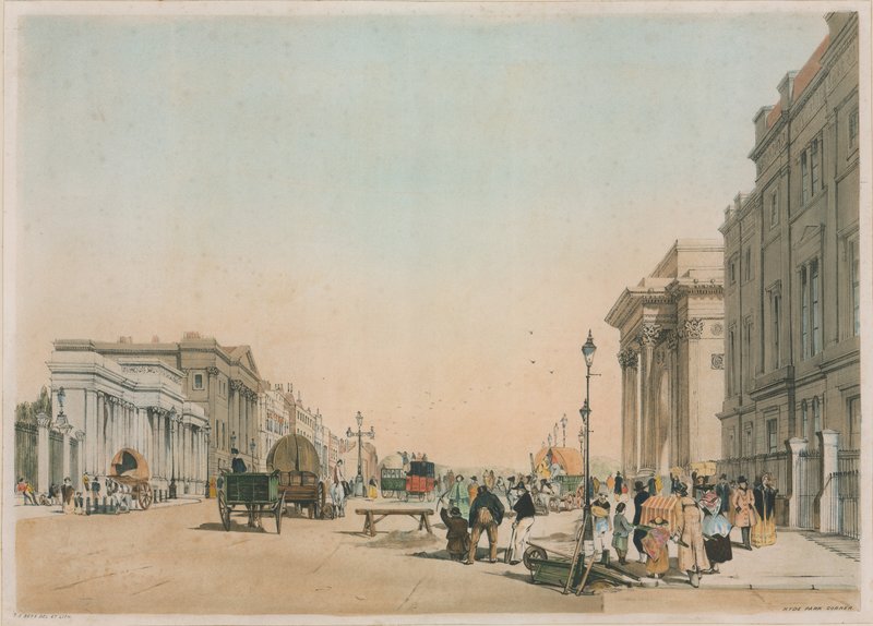 Hyde Park Corner, London af Thomas Shotter Boys