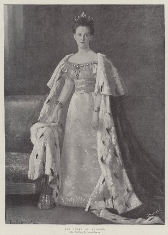 Dronningen af Holland af Thérèse Schwartze