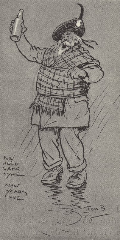 Til Auld Lang Syne, nytårsaften af Tom Browne