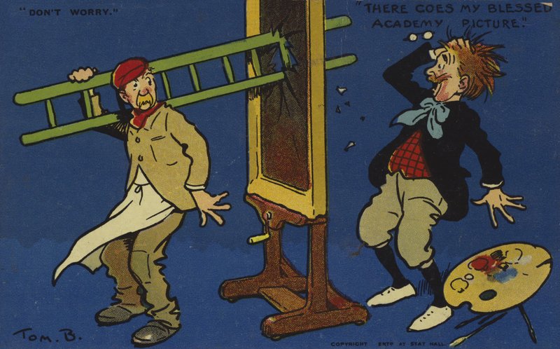 Der går mit velsignede akademibillede! af Tom Browne