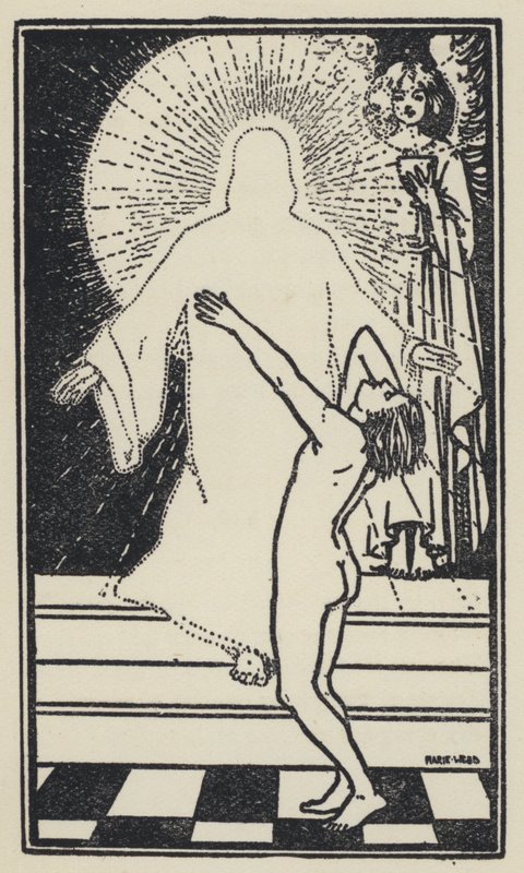 Illustration til The Dream Of Gerontius af kardinal Newman af Unbekannt Unbekannt