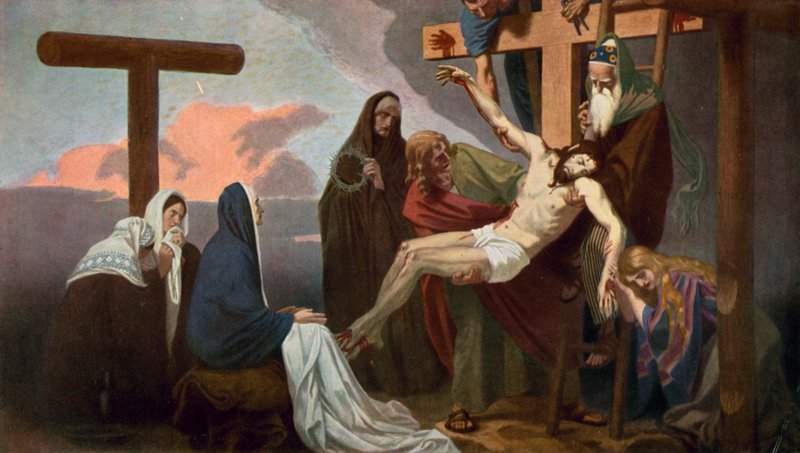 Jesu nedstigning fra korset af Unbekannt Unbekannt
