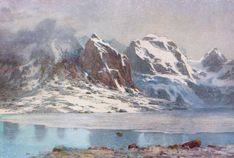Den frosne sø, Gangabal af Unbekannt Unbekannt