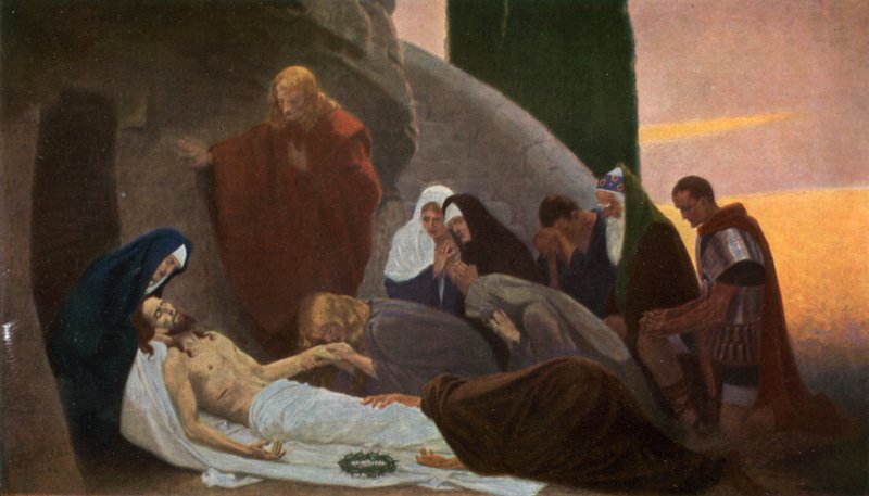 Jesu begravelse af Unbekannt Unbekannt