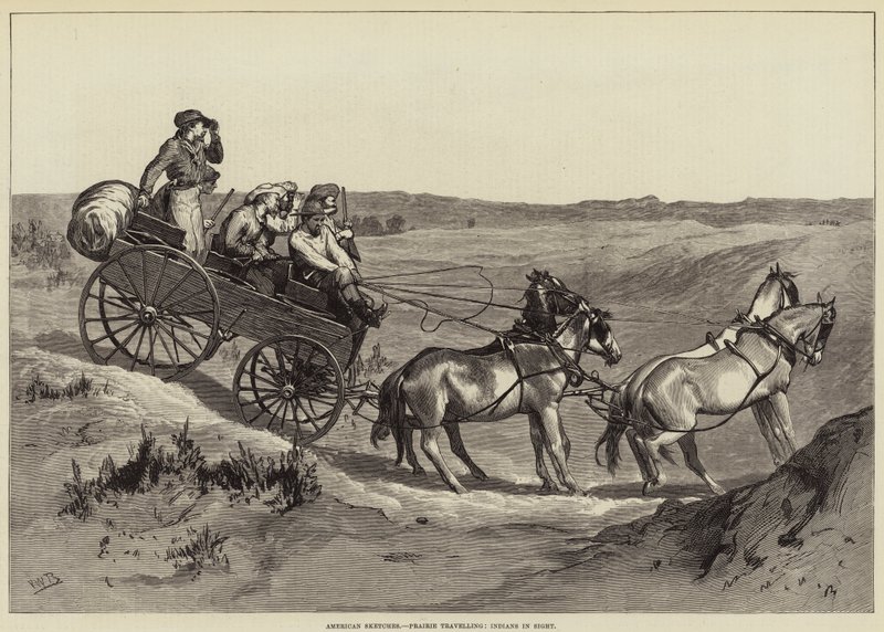 Amerikanske skitser, prærierejser, indianere i sigte af Valentine Walter Lewis Bromley