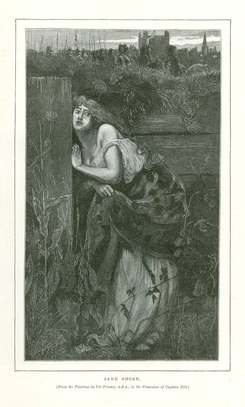 Jane Shore af Valentine Cameron Prinsep