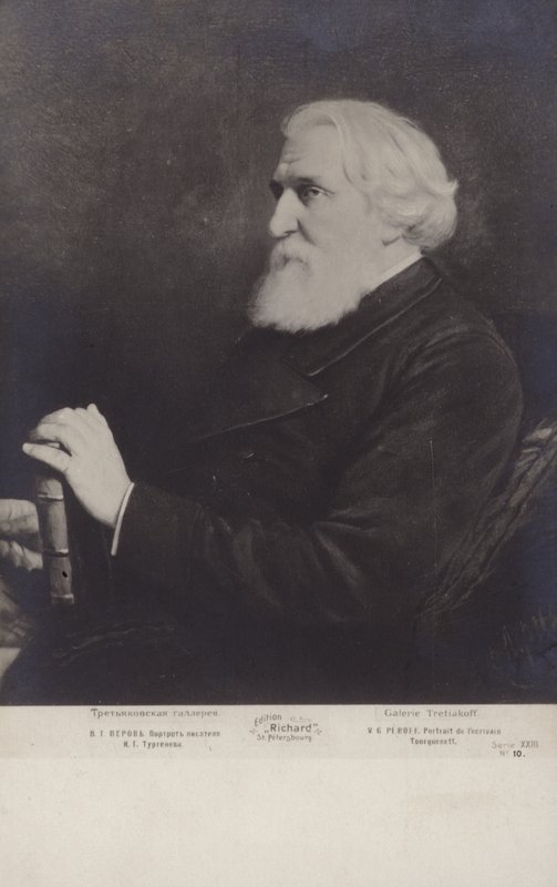 Ivan Turgenev, russisk romanforfatter, novelleforfatter og dramatiker af Vasili Grigorevich Perov