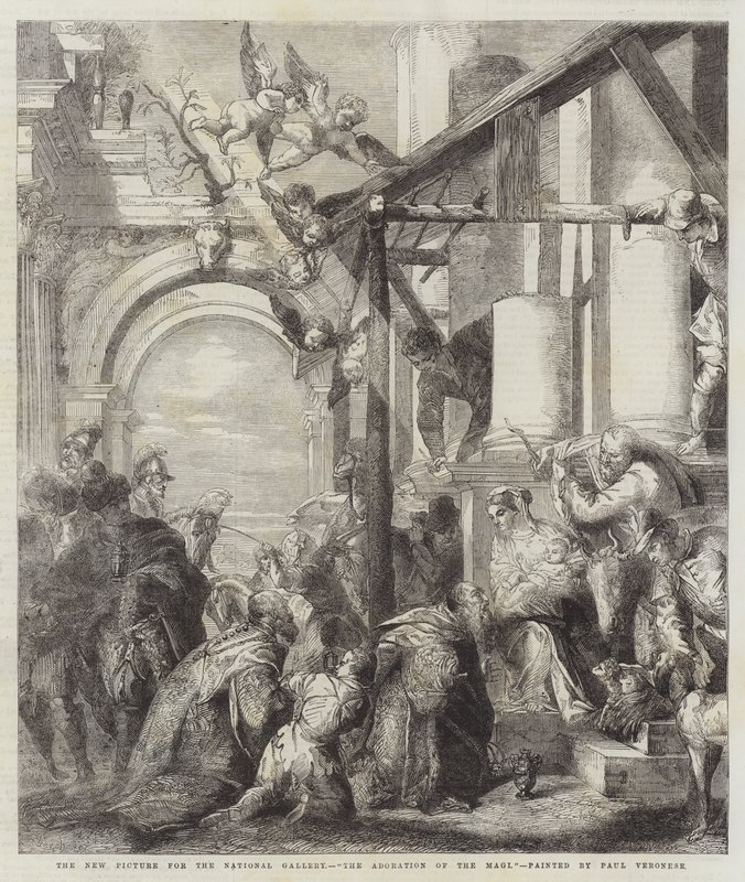 Tilbedelse af de tre konger af Paolo Veronese