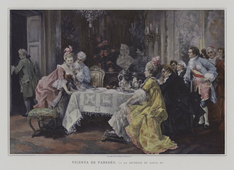 Ludvig XVs ungdom af Vicente de Parades