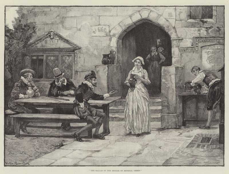 Balladen om Tiggeren fra Bethnal Green af Victor John Robertson