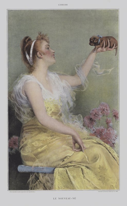 Den nyfødte af Vittorio Matteo Corcos