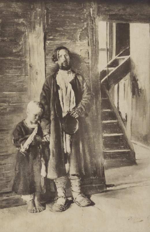 På jagt efter medicin, 1884 af Vladimir Egorovic Makovsky