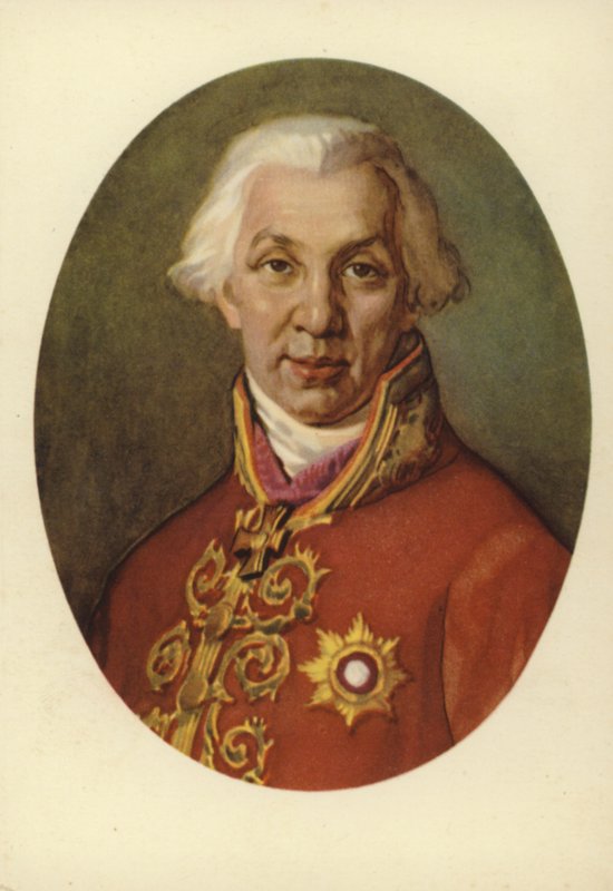 Gavrila Derzhavin, russisk digter af Vladimir Lukich Borovikovsky
