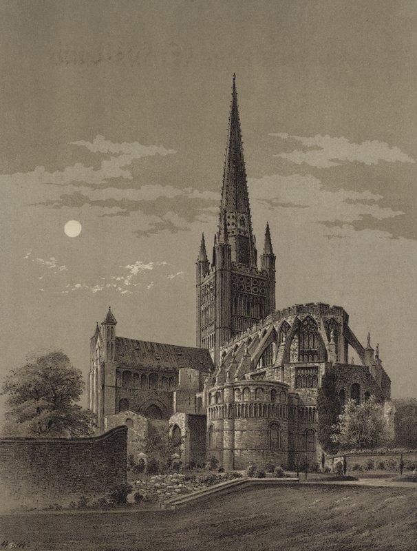 Norwich Cathedral, Norfolk af W.L. Walton