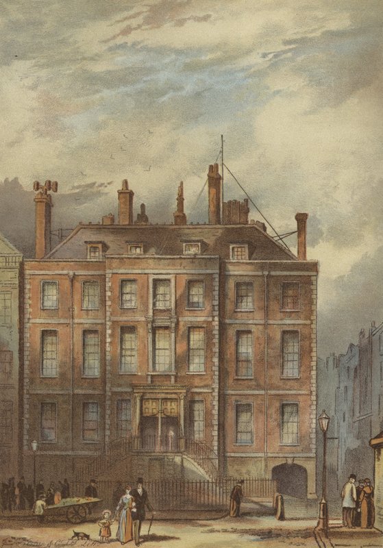 Powis House, ved den nordvestlige vinkel af Lincoln