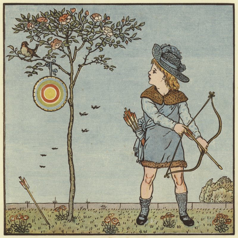 Den lille Hanespurv af Walter Crane