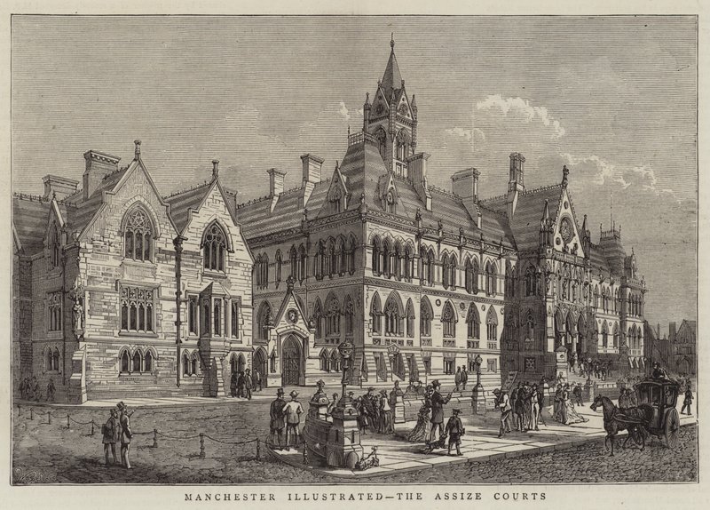 Manchester Illustrated, Assize Courts af Walter Granville Smith