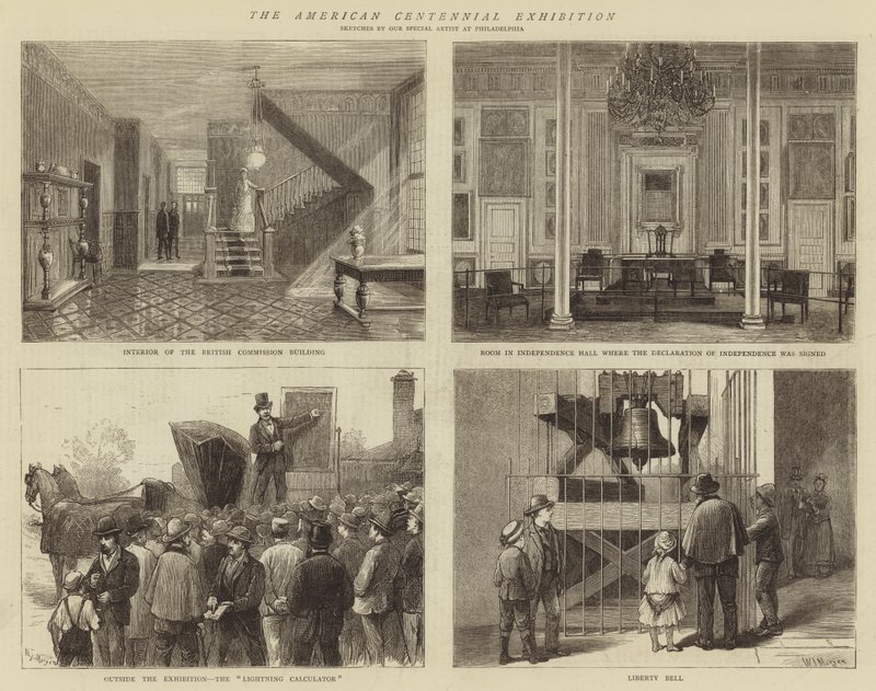 Den amerikanske Centennial Exhibition af Walter Jenks Morgan