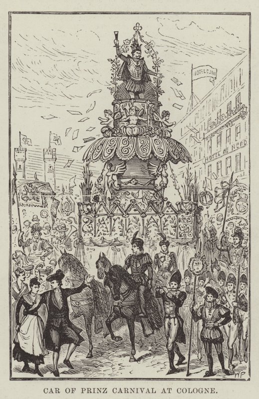 Bil fra Prinz Carnival i Köln af Walter Paget