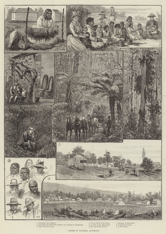 Scener i Victoria, Australien af Walter Paget