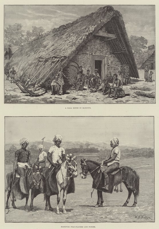 Skitser af Manipur af Walter Paget