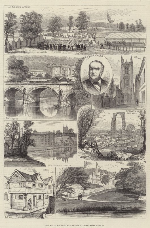 The Royal Agricultural Society i Derby af Walter Paget