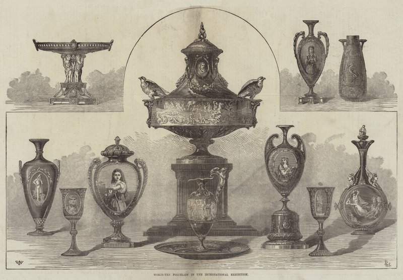 Worcester Porcelæn på den internationale udstilling af Thomas Walter Wilson