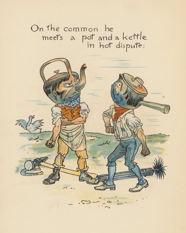 Illustration til Legends for Lionel af Walter Crane (farvelitografi) af Walter (after) Crane