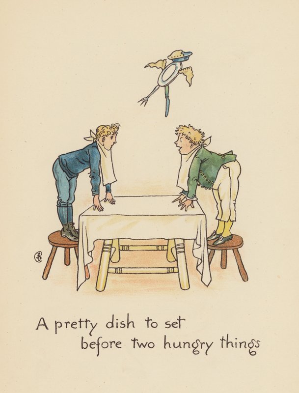 Illustration til Legends for Lionel af Walter Crane (farvelitografi) af Walter (after) Crane