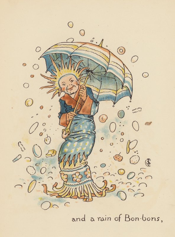 Illustration til Legends for Lionel af Walter Crane (farvelitografi) af Walter (after) Crane