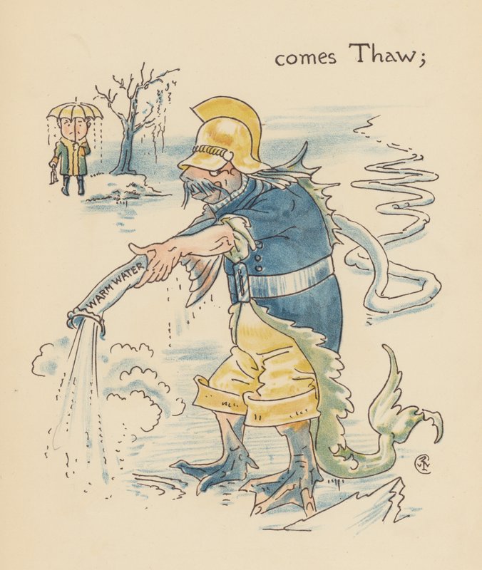 Illustration til Legends for Lionel af Walter Crane (farvelitografi) af Walter (after) Crane