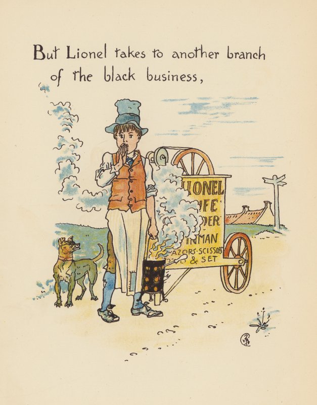 Illustration til Legends for Lionel af Walter Crane (farvelitografi) af Walter (after) Crane